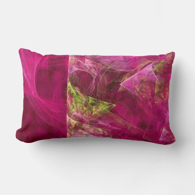 Strawberry Vineyard Lumbar Pillow (Front)