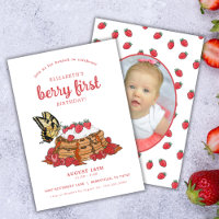 Strawberry Waffles Brunch | Berry First Birthday
