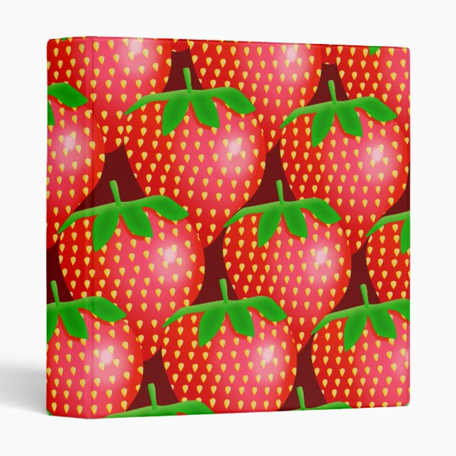 Strawberry Wallpaper Binder (Front/Spine)