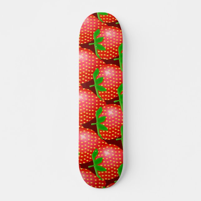 Strawberry Wallpaper Skateboard (Front)
