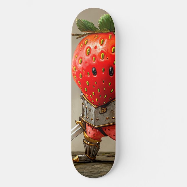 Strawberry Warrior Skateboard (Front)