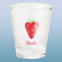 Strawberry Watercolor Personalized Custom Name