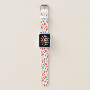 Strawberry Watercolour by Jenny McLaughlin Apple Watch Band