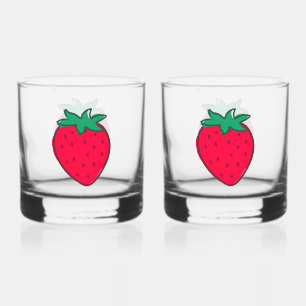 Strawberry Whiskey Glass