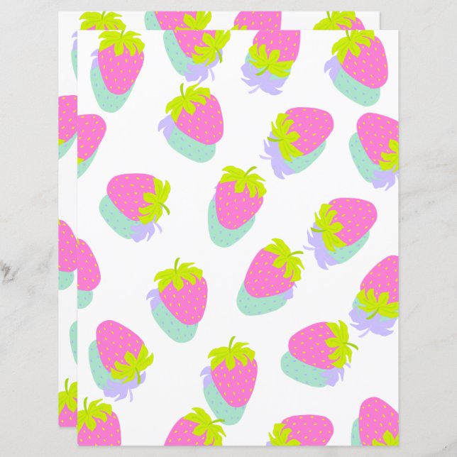 Strawberry White (Front/Back)