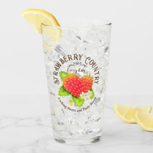 Strawberry White Glass