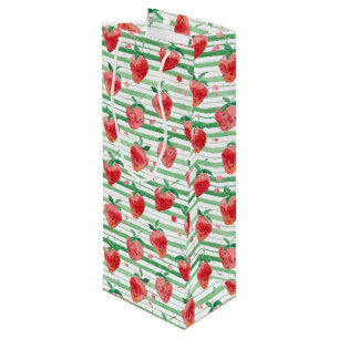 Strawberry Wine Gift Bag