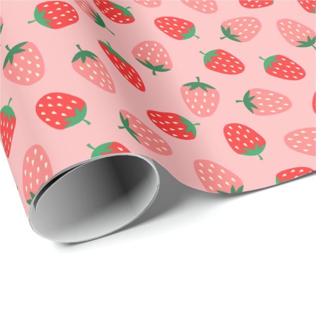 Strawberry Wrapping Paper (Roll Corner)