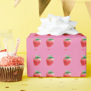 Strawberry  wrapping paper