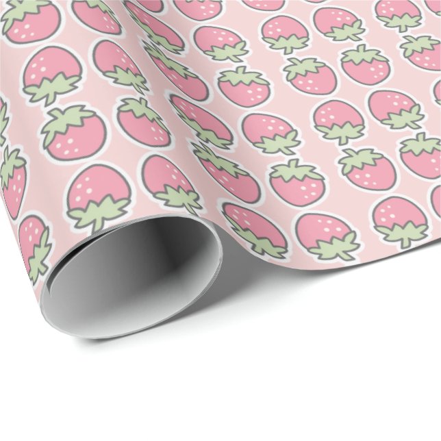 Strawberry Wrapping Paper (Roll Corner)