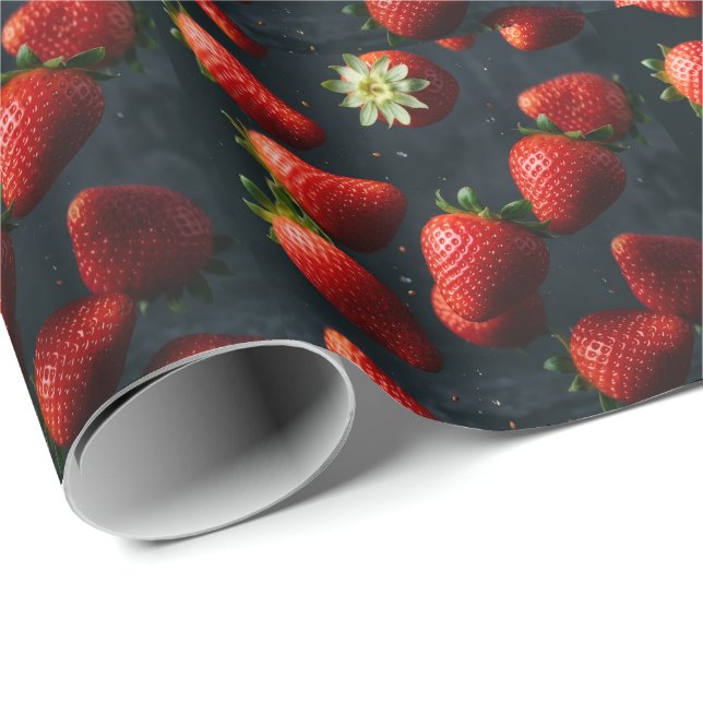 Strawberry Wrapping Paper (Roll Corner)