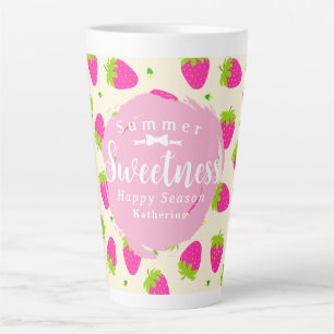 Strawberry Yellow Latte Mug