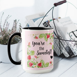 Strawberry You're the Sweetest Combo Mug