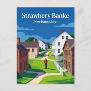 Strawbery Banke Museum USA Postcard