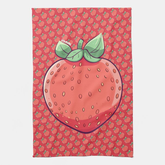 Strawbs Kitchen Towel (Vertical)