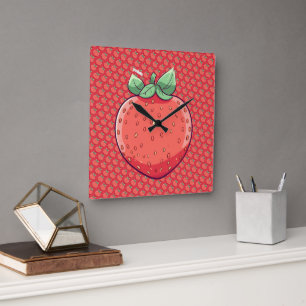 Strawbs Square Wall Clock