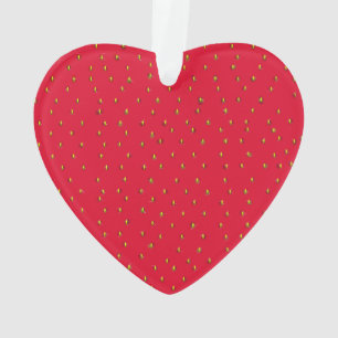 Strawsberry Background red Ornament