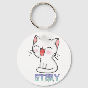 Stray Game - Stray - Stray Cat - Stray Cat Game! C Keychain