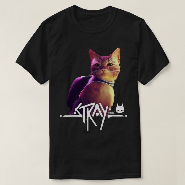 stray game stray video game   T-Shirt (Design Front)