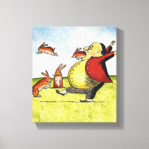 Stray Hares Canvas Print