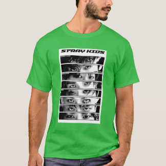 Stray is my family Stay SKZ members KPOP ot8 safe  T-Shirt