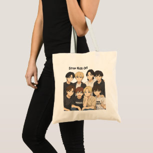 Stray Kids Anime Graphic  Tote Bag