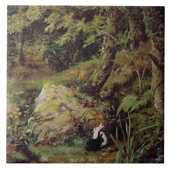 Stray rabbits tile (Front)