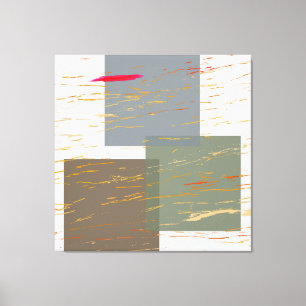 Streak Squares Canvas Print