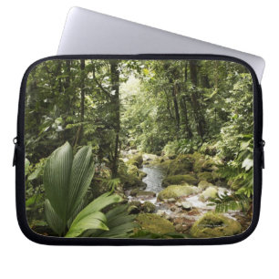 stream in rainforest, Dominica Laptop Sleeve