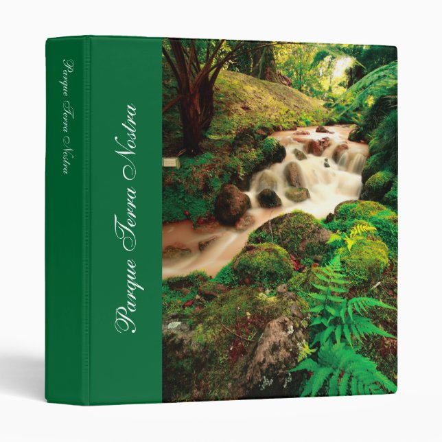 Stream in the forest binder (Front/Spine)
