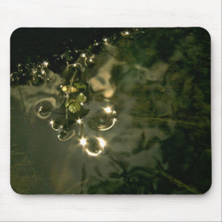 STREAM, INSECT AND SUNLIGHT AT PLAY MOUSE PAD