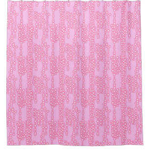 Stream of bubbles, pastel pink