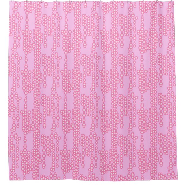 Stream of bubbles, pastel pink (Front)