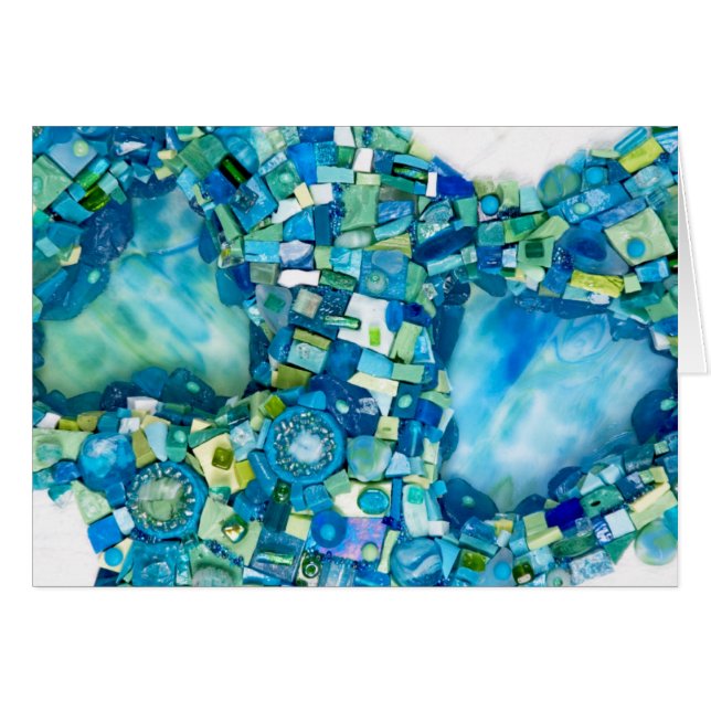 Stream of Life Mixed Media Mosaic (Front Horizontal)