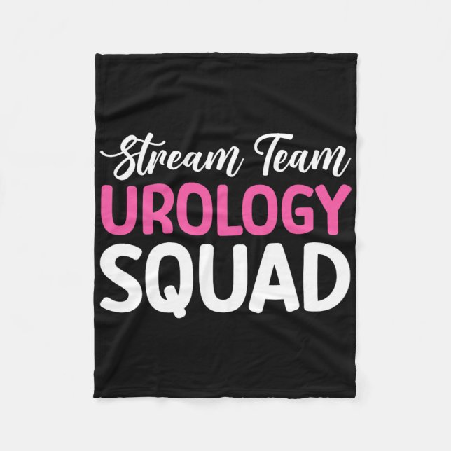 Stream Team Urology Squad  Fleece Blanket (Front)