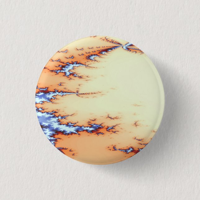 STREAM WATER 1 INCH ROUND BUTTON (Front)
