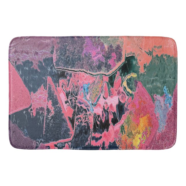 STREAM WATER ABSTRACT    BATH MAT (Front)