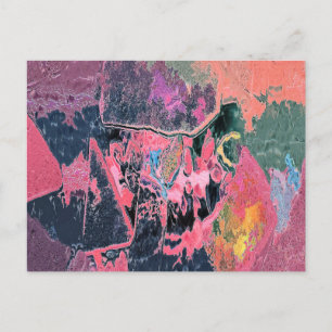 STREAM WATER ABSTRACT POSTCARD