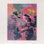 STREAM WATER  JIGSAW PUZZLE<br><div class="desc">An unusual rocky stream water abstract design.</div>