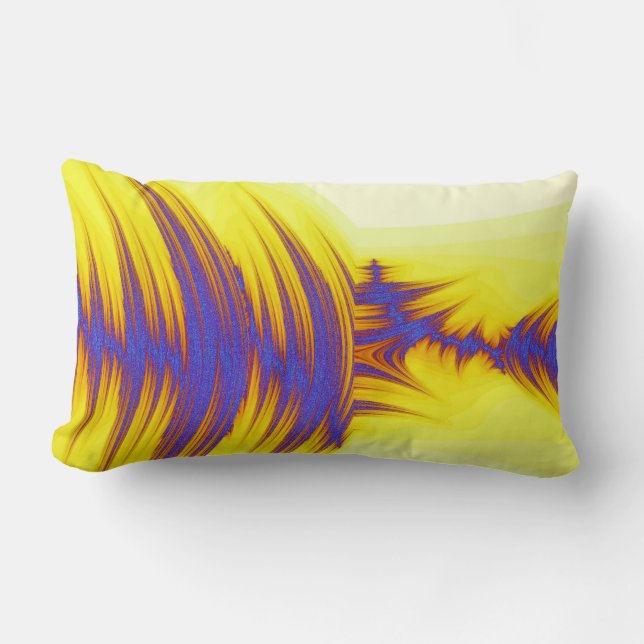 STREAM WATER LUMBAR PILLOW (Front)