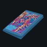 STREAM WATER TRIFOLD WALLET<br><div class="desc">An art design of swirling stream water.</div>