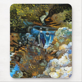 STREAM WATERFALL MOUSE PAD