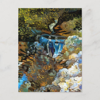 STREAM WATERFALL POSTCARD