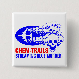 Streaming Blue 2 Inch Square Button