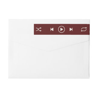 Streaming Music Player Red Wrap Around Label