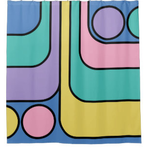 Streamline Moderne Retro Style Geometric Design