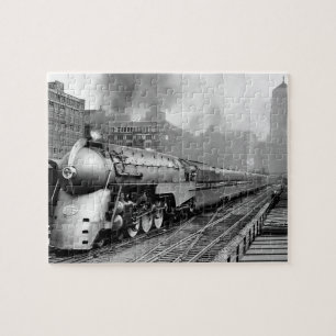 Streamlined 20th Century Limited Train c 1938 Jigs Jigsaw Puzzle