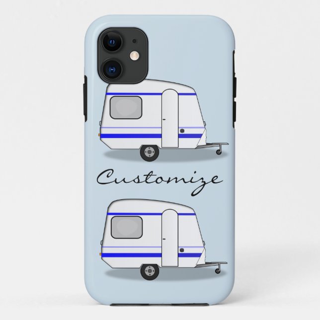 Streamlined small trailer gypsy caravan Case-Mate iPhone case (Back)