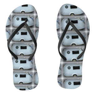 Streamlined teardrop trailer gypsy caravan flip flops