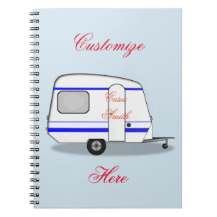 Streamlined teardrop trailer gypsy caravan notebook
